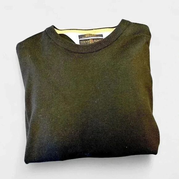 Vintage Tommy Hilfiger Cotton Crewneck. High End Quality. Mens Lg. - Picture 2 of 6